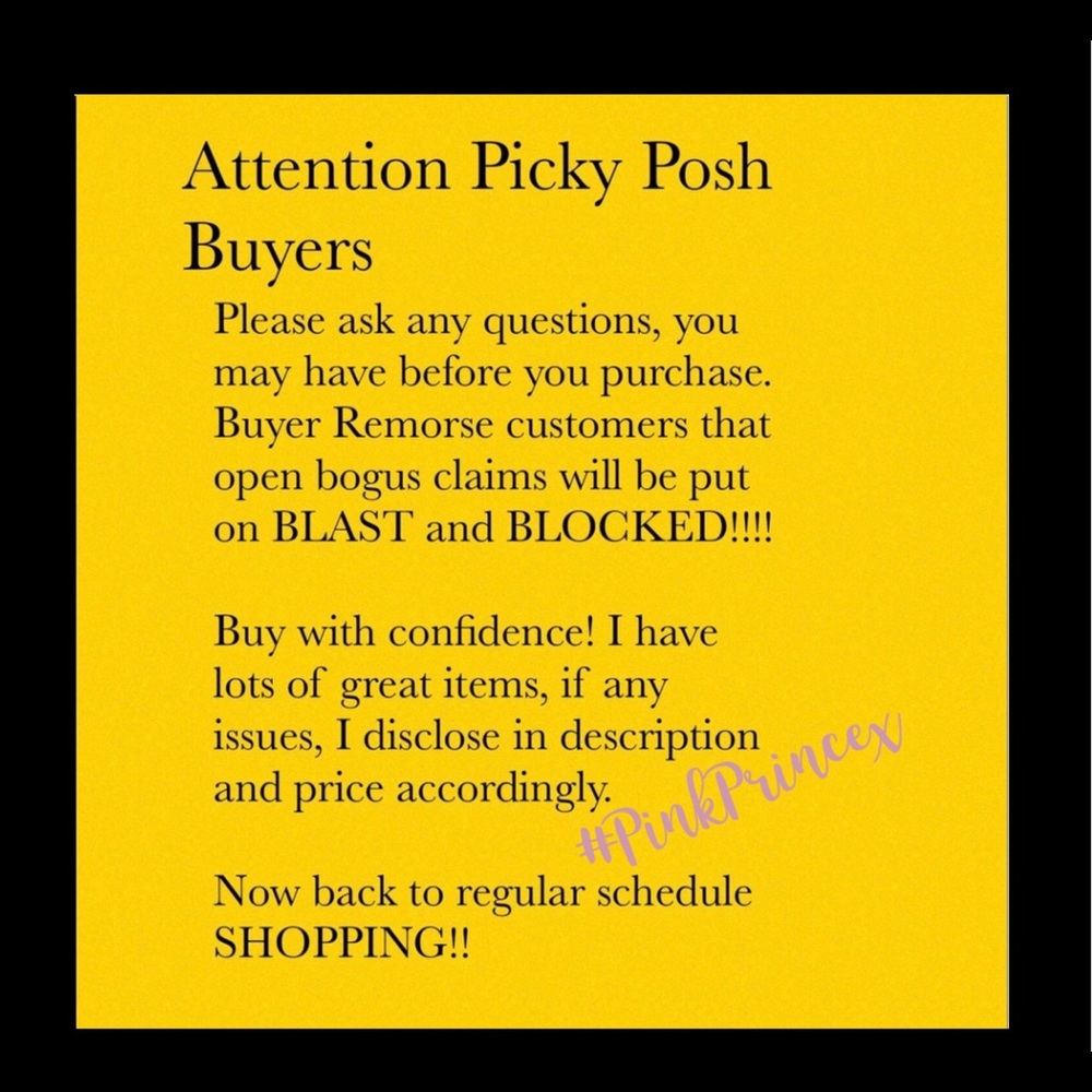 Beware of PICKY POSH SHOPPERS!!!!